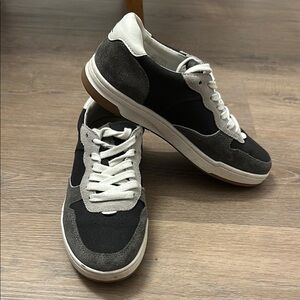 Suede gray sneakers